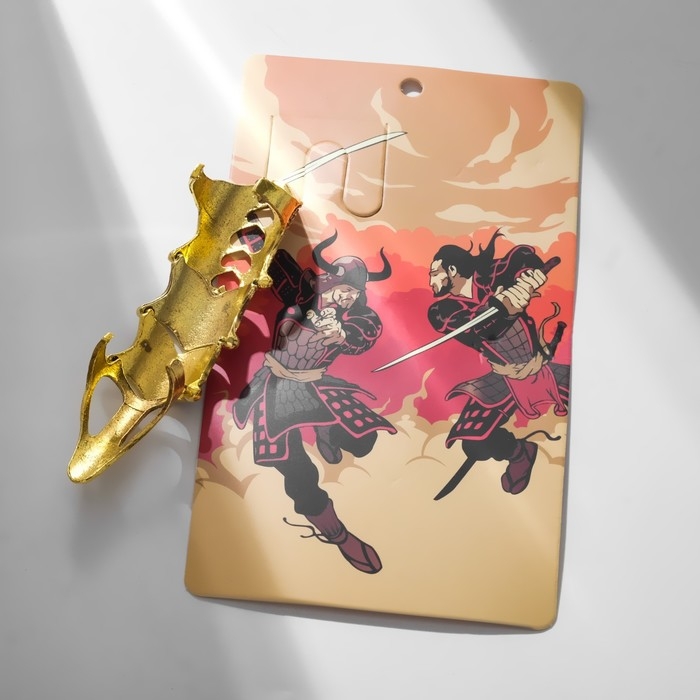 Кольцо «Япония» коготь с сердечками, цвет чернёная медь, безразмерное Кольцо «Япония» коготь с сердечками, цвет чернёная медь, безразмерное