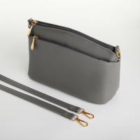 Сумка женская кросс-боди на молнии, цвет серый Сумка женская кросс-боди на молнии, цвет серый