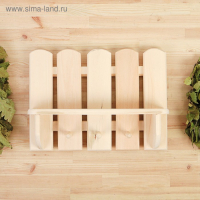 Полка &ndash; вешалка "Забор" 40х30х8 см