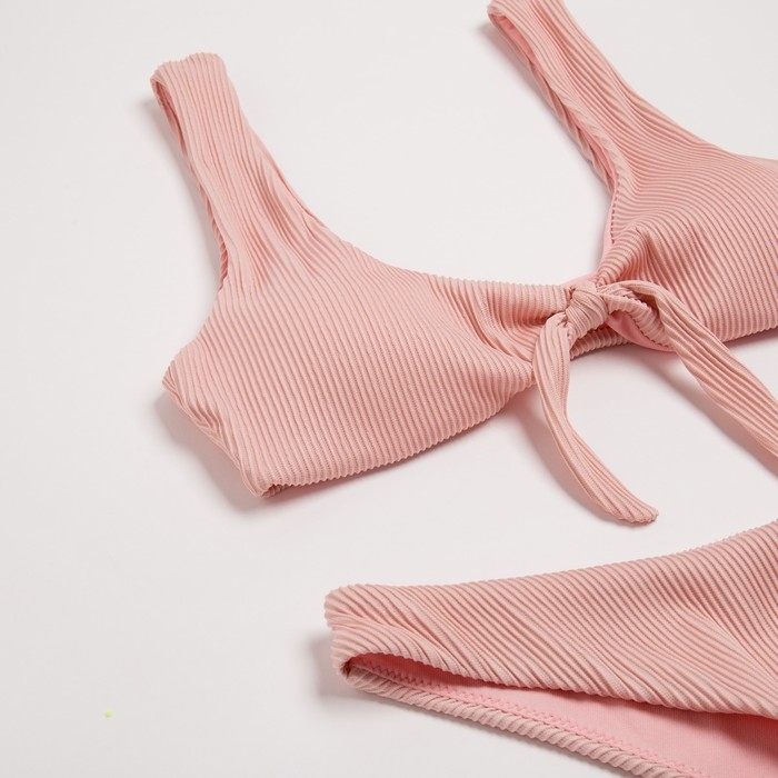 Купальник женский раздельный MINAKU &laquo;Summer time&raquo;, цвет пудра, размер 48