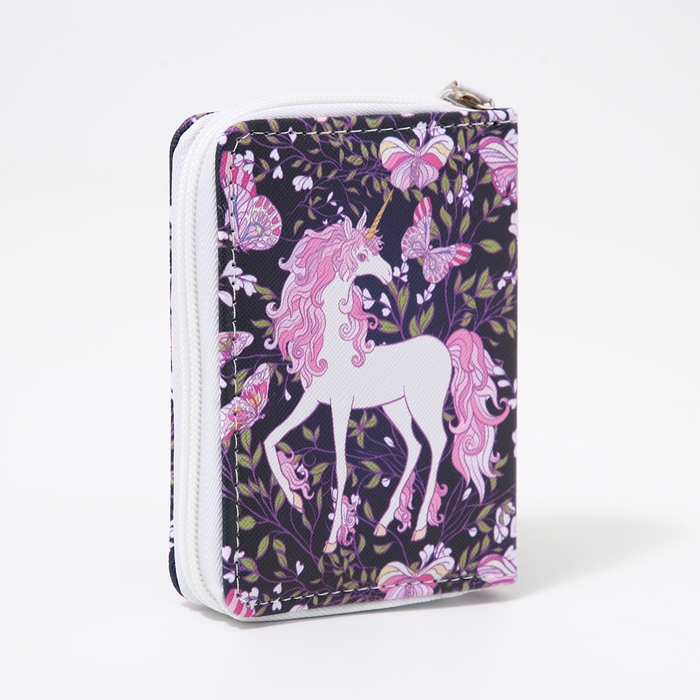 Кошелёк детский на молнии &laquo;Выбражулька&raquo;, цвет фиолетовый