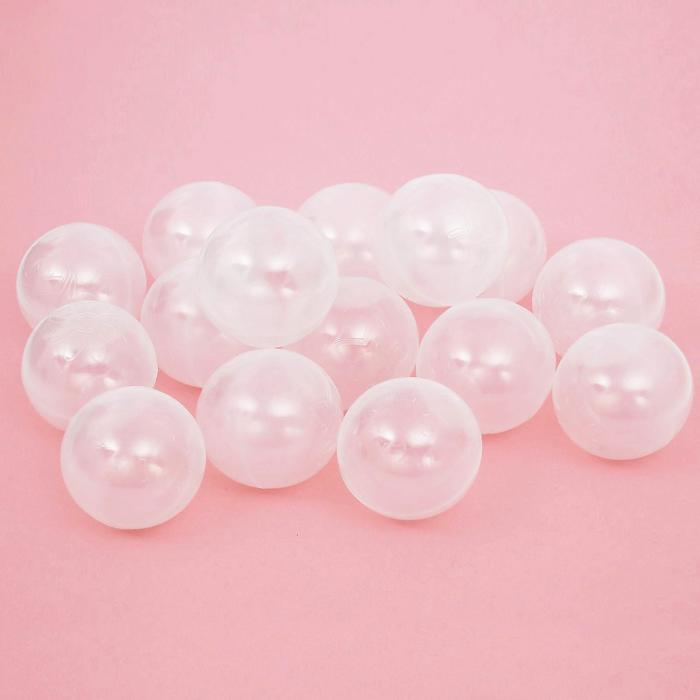 Шарики для сухого бассейна с рисунком, диаметр шара 7,5 см, набор 500 штук, цвет прозрачный Шарики для сухого бассейна с рисунком, диаметр шара 7,5 см, набор 500 штук, цвет прозрачный