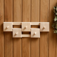 Вешалка "Гармония", 5 крючков, липа "Добропаровъ" Вешалка "Гармония", 5 крючков, липа "Добропаровъ"