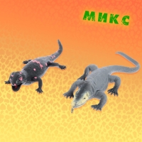 Фигурка животного тянущаяся «Ящерица», МИКС Фигурка животного тянущаяся «Ящерица», МИКС