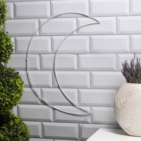 Светодиодная фигура &laquo;Месяц&raquo; 33 &times; 45 см, металл, батарейки ААх2 (не в комплекте), свечение тёплое белое