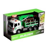 Грузовик &laquo;Лесовоз&raquo;, инерция, 1:16, световые и звуковые эффекты