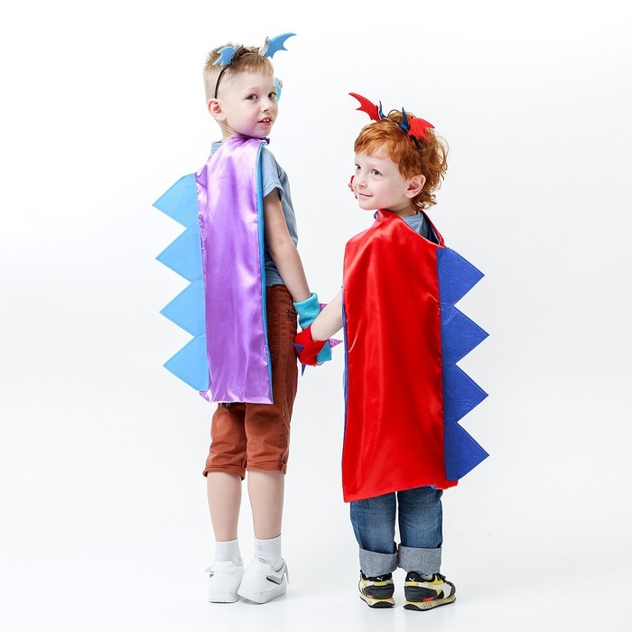 Карнавальный набор &laquo;Дракон воды&raquo;, плащ и ободок