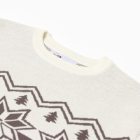 Новый год. Джемпер вязаный KAFTAN Scandinavia размер 56, серый