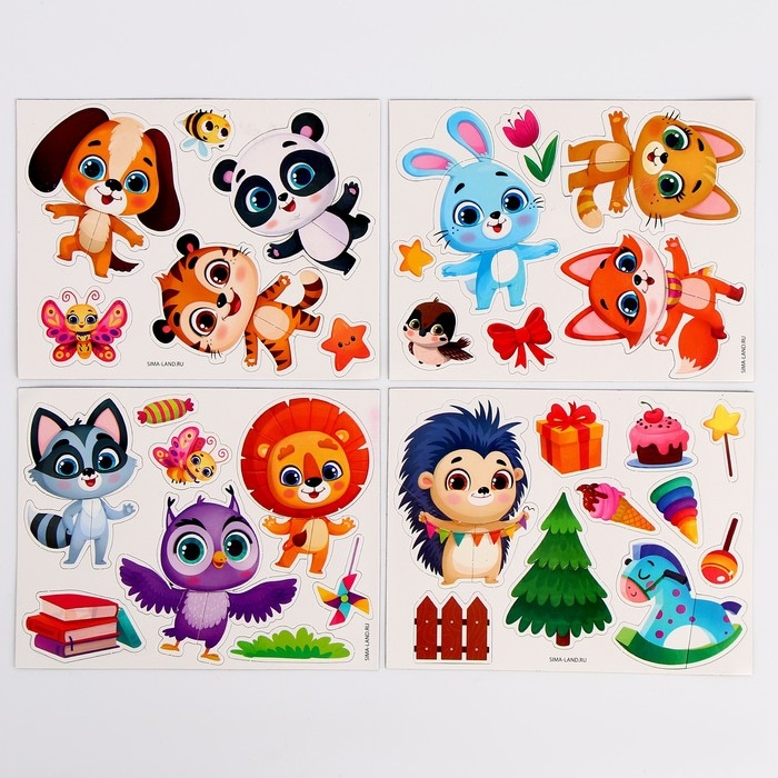 Магнитный конструктор &laquo;Животные&raquo;