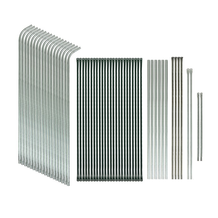 Теплица, 6,1 &times; 2,45 &times; 2,1 м, оцинкованный металл, профиль d = 25 мм, чехол из армированной плёнки 120 мкм