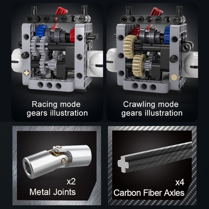 Конструктор радиоуправляемый &laquo;Монстртрак&raquo;, 699 деталей