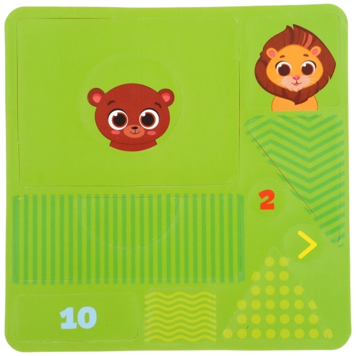 Детская развивающая игра EVA &laquo;Маленький строитель 1&raquo;, изучение форм / цветов, виды МИКС, Крошка Я