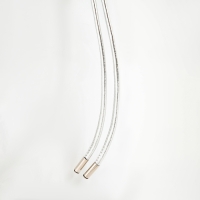 Пояс-шнурок женский, без пряжки, цвет серебристый Пояс-шнурок женский, без пряжки, цвет серебристый