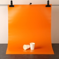 Фотофон для предметной съёмки "Оранжевый" ПВХ, 100 х 70 см Фотофон для предметной съёмки "Оранжевый" ПВХ, 100 х 70 см