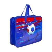 Папка с ручками пластиковая, А4, Футбол Папка с ручками пластиковая, А4, Футбол