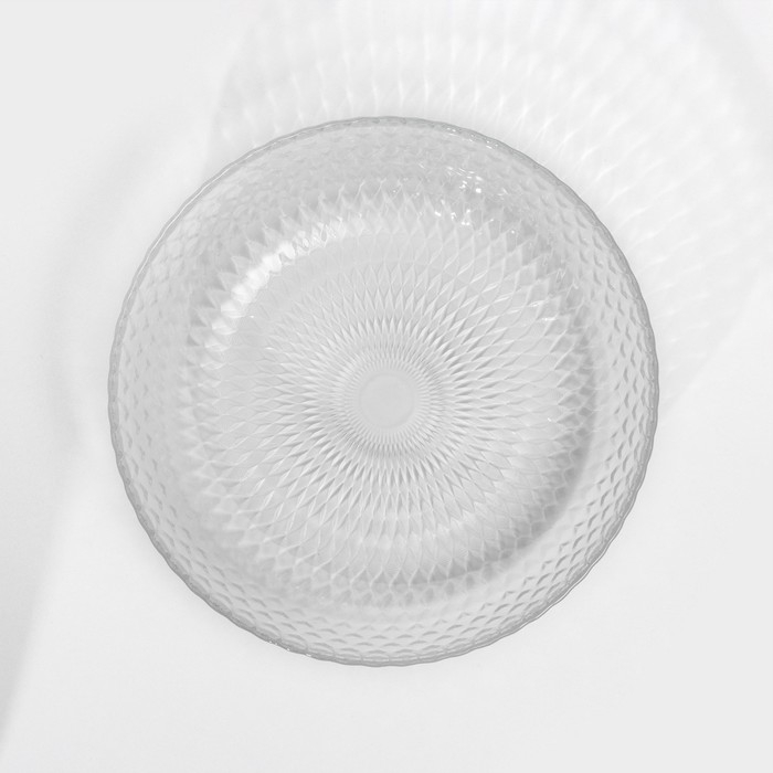 Тарелка глубокая стеклянная &laquo;Идиллия&raquo;, d=18 см
