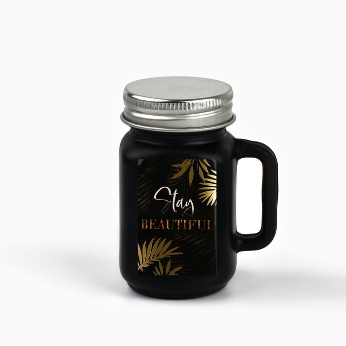 Ароматическая свеча в стекле &laquo;Stay beautiful&raquo;, 7 х 5 см.