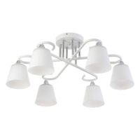 Люстра "Либерти" 6х60Вт Е27 Белый 64х64х27см Люстра "Либерти" 6х60Вт Е27 Белый 64х64х27см