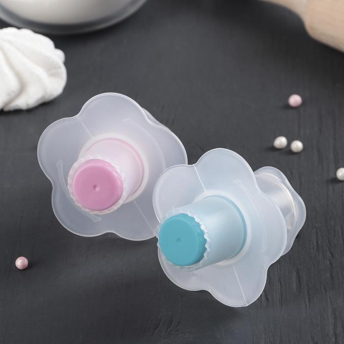 Плунжер кондитерский для заполнения начинкой выпечки Доляна, 6,5&times;4,5&times;3 см, цвет МИКС