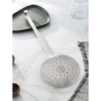 Шумовка цельнотянутая из нержавеющей стали Доляна &laquo;Индия&raquo;, 59&times;18 см, толщина 3 мм