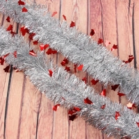 Мишура "Аквамарин" колокольчики, d-6 см, 200 см, микс Мишура "Аквамарин" колокольчики, d-6 см, 200 см, микс