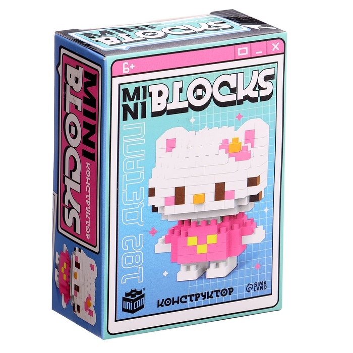 Конструктор &laquo;Mini Blocks. Котик&raquo;, 182 детали