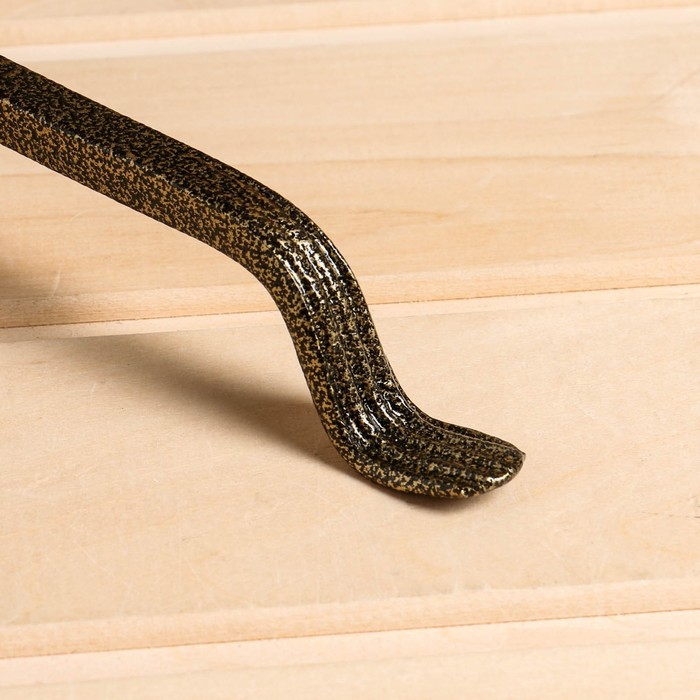 Каминный набор кованый "Лотос" 3 предмета: кочерга, щётка, совок