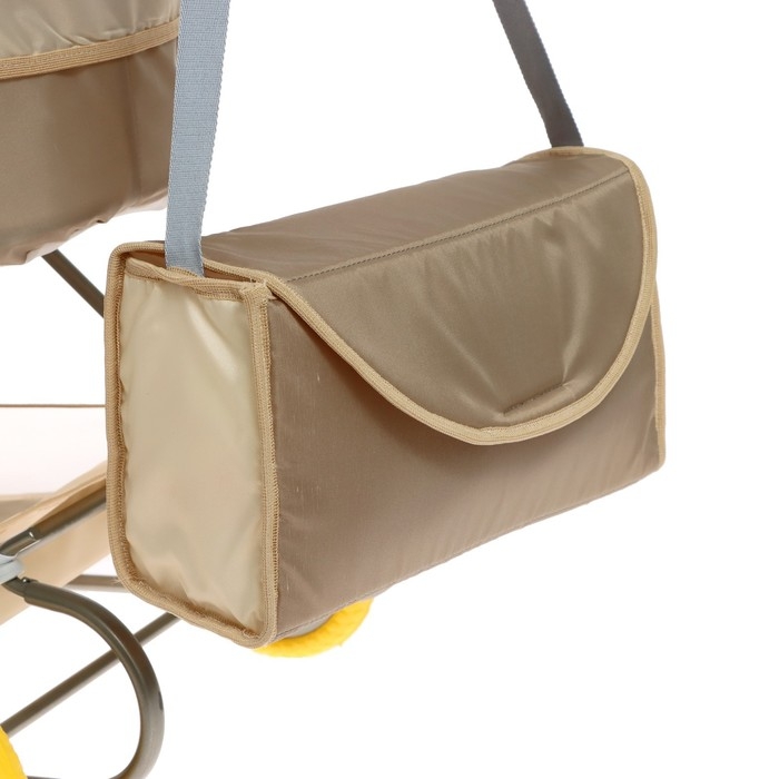 Коляска кукольная №6, цвет бежевый