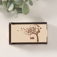 Шкатулка "Дерево с качелью" 7х4х2 см