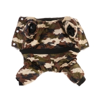 Комбинезон "Камуфляж" на меховом подкладе, размер L (ДС 35, ОШ 35, ОГ 45 см), чёрный/зелён Комбинезон "Камуфляж" на меховом подкладе, размер L (ДС 35, ОШ 35, ОГ 45 см), чёрный/зелён