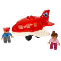 Конструктор &laquo;Аэропорт&raquo;, большие кубики, 37 деталей