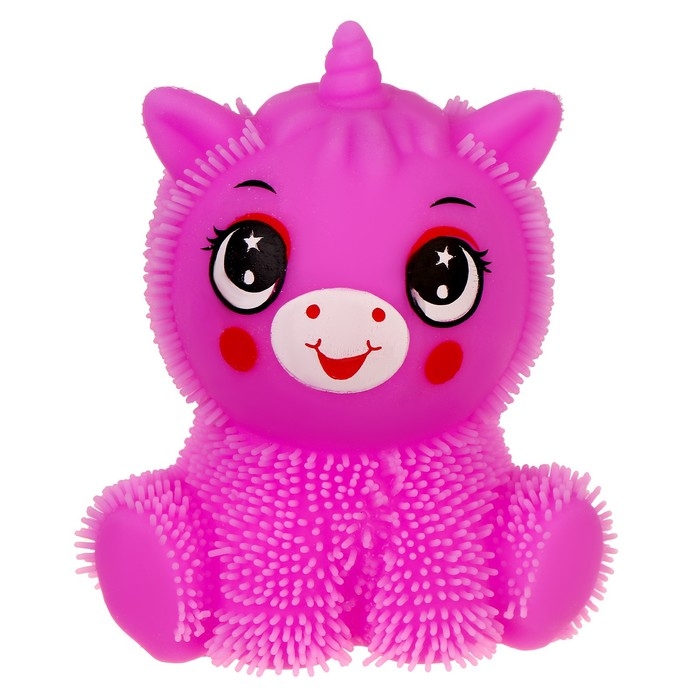 Ёжка &laquo;Единорог&raquo; световой, цвета МИКС