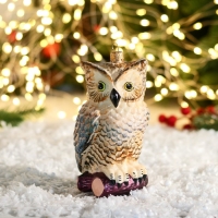 Елочное украшение "Сова" 14 см