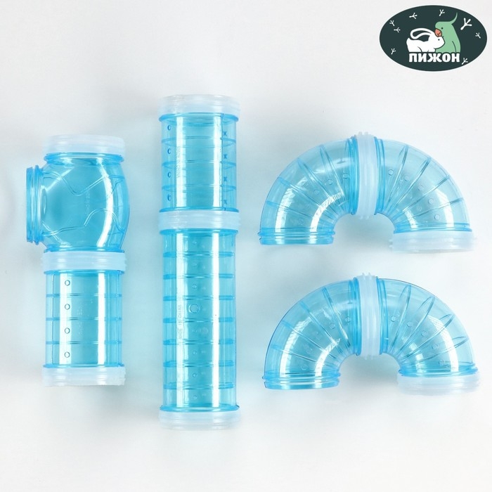 Набор элементов лабиринта 24 х 22 х 6 см, голубой Набор элементов лабиринта 24 х 22 х 6 см, голубой