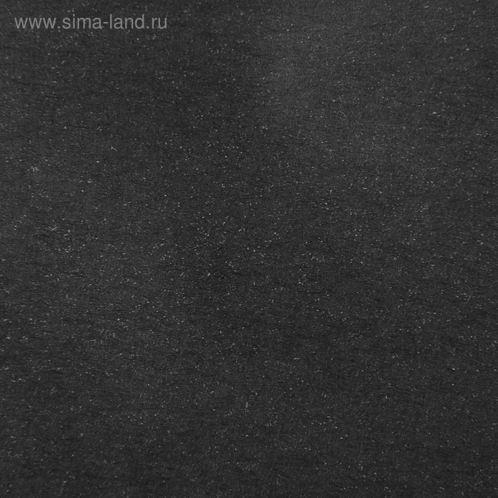 Бумага для декора и флористики, крафт, двусторонняя, черная, однотонная, рулон 1шт., 0,7 х 10 м