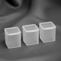 Контейнеры для хранения мелочей, 4 &times; 4 &times; 4,7 см, 3 шт