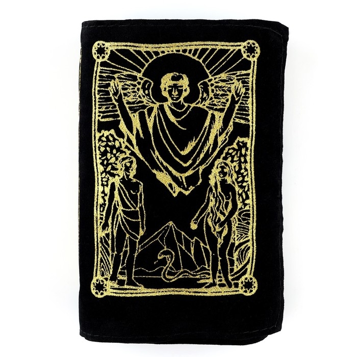 Мешочек для карт на Хэллоуин &laquo;Таро A. E. W.&raquo;, бархатный, 14х40 см