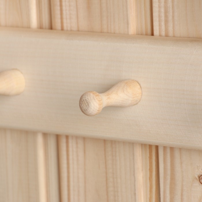 Полка-вешалка Полка-вешалка "Малютка", 30х25х7 см, 3 кр