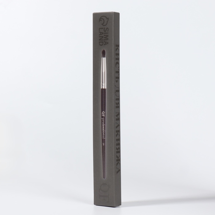 Кисть для макияжа «PREMIUM», 17 см, цвет чёрный Кисть для макияжа «PREMIUM», 17 см, цвет чёрный