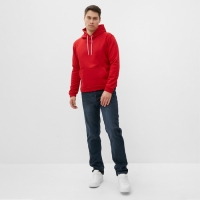 Толстовка мужская НАЧЁС, цвет красный, размер 56