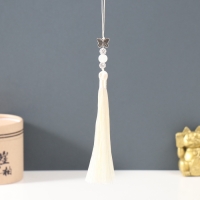 Подвеска текстиль, металл "Бабочка" слоновая кость 1х1,2х16,5 см Подвеска текстиль, металл "Бабочка" слоновая кость 1х1,2х16,5 см