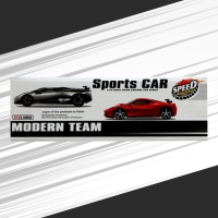 Машина радиоуправляемая &laquo;Спорт-кар&raquo;, масштаб 1:24, работает от батареек, цвет красный