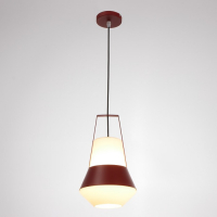 Светильник BayerLux 1653/1RD E27 40Вт темно-красный 25х26х40-135 см