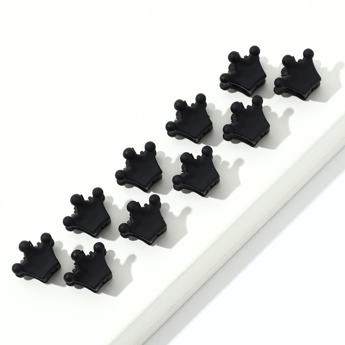 Краб для волос , мини , набор &laquo;Принцесса&raquo;,10 шт.,1,5 х1,5 см