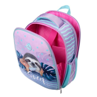 Рюкзак каркасный, Hatber, Ergonomic Plus, 38 х 29 х 16, с термосумкой, &laquo;Милый ленивец&raquo;