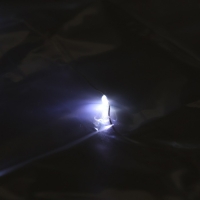 Плёнка упаковочная с гирляндой &laquo;Холодный белый&raquo;, 60 х 60 см