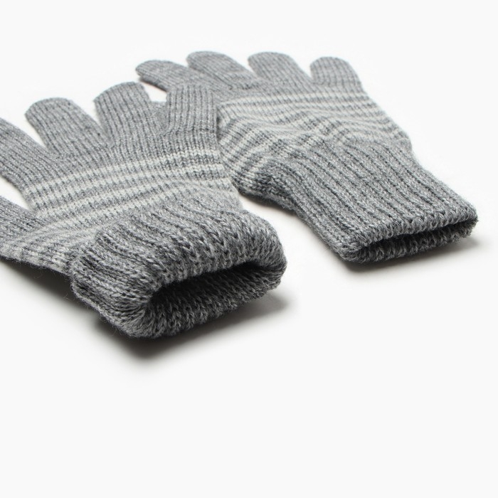 Перчатки женские, цвет тёмно-серый, размер 18 Перчатки женские, цвет тёмно-серый, размер 18