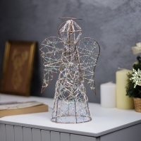 Светодиодная фигура «Ангел» 29х17х16 см, 20 LED, батарейки ААx2 (не в комплекте), свечение теплое белое Светодиодная фигура «Ангел» 29х17х16 см, 20 LED, батарейки ААx2 (не в комплекте), свечение теплое белое