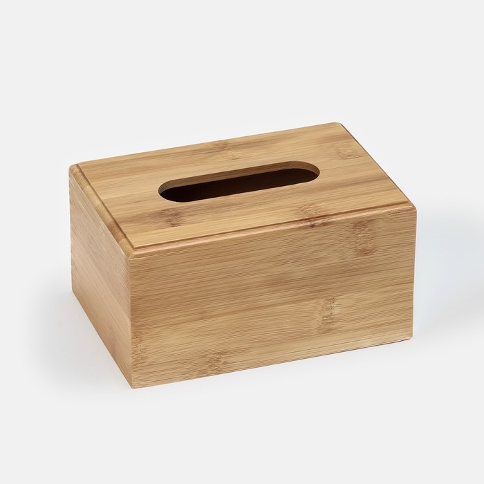 Салфетница Доляна &laquo;Комфорт&raquo;, 17&times;11&times;9 см, бамбук