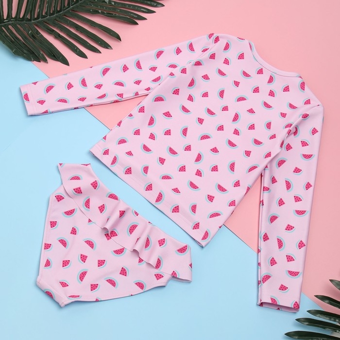 Купальник детский KAFTAN Купальник детский KAFTAN "Арбуз", рост 122-128 см, розовый